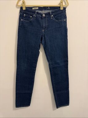 Ag Adriano Goldschmied Dark Indigo Skinny Jeans